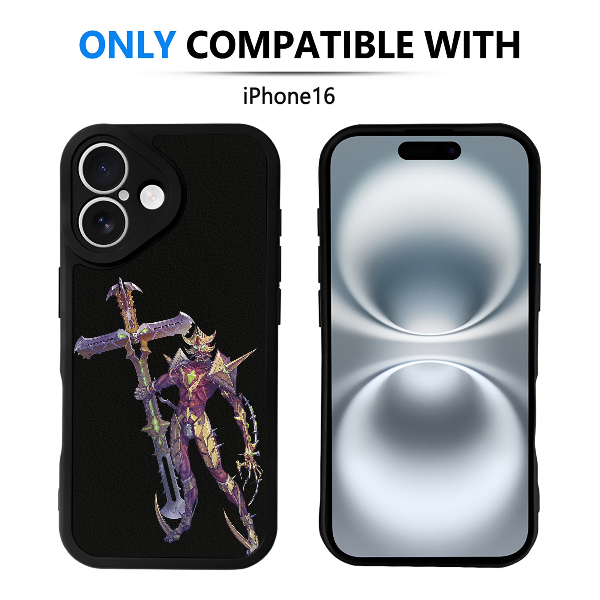 （画像用） ウルトラマン Ultraman 【iPhone 16シリーズ対応】シリコンスマホケース（レザー調） 材質：シリコン